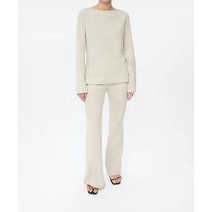 NEW DĀL THE LABEL knit sweater in oat